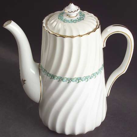 Lady Rodney (Cream Rim) Small Coffee Pot & Lid