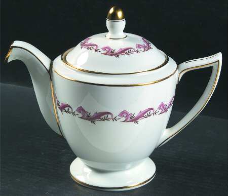 Laurentian Pink Teapot & Lid