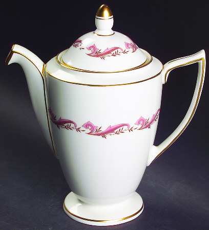 Laurentian Pink Coffee Pot & Lid