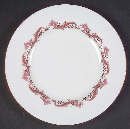 Laurentian Pink Bread & Butter Plate