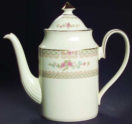 Legacy (Pink Flowers) Coffee Pot & Lid
