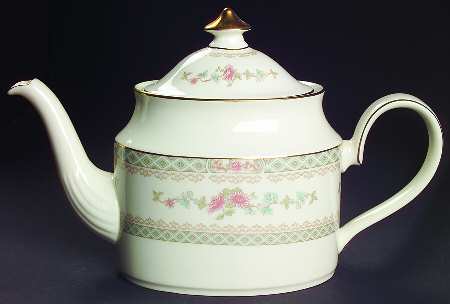 Legacy (Pink Flowers) Teapot & Lid by Minton