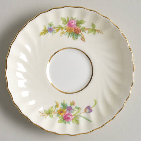 Lorraine (#S561, Cream Border) Saucer for Demitasse Cup