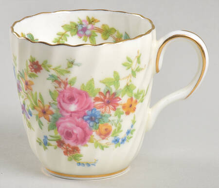 Lorraine (#S561, Cream Border) Flat Demitasse Cup