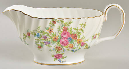 Lorraine (#S561, Cream Border) Gravy Boat