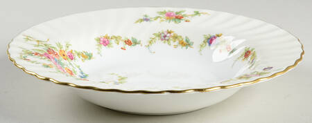 Lorraine (#S561, Cream Border) Rim Soup Bowl