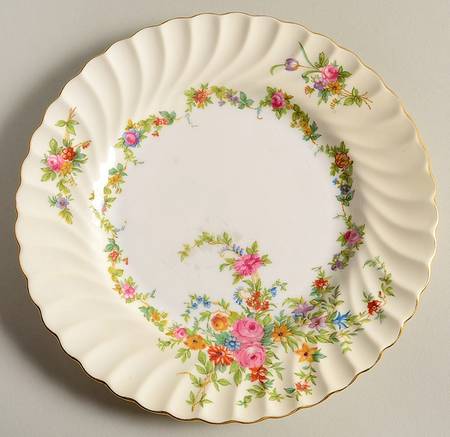Lorraine (#S561, Cream Border) Salad Plate