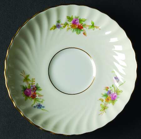 Lorraine (#S561, Cream Border) Saucer