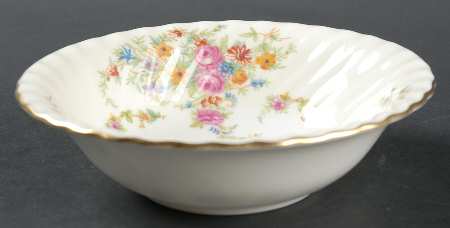 Lorraine (#S561, Cream Border) Coupe Cereal Bowl