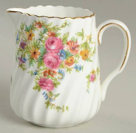 Lorraine (#S560, White Border) Mini Creamer