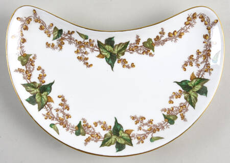 Lothian (Wreath Backstamp) Crescent Salad Plate