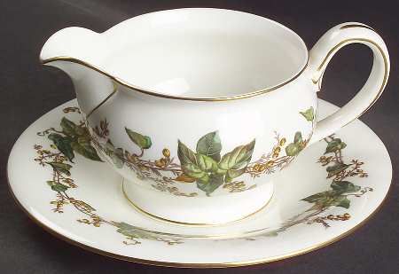 Lothian (Wreath Backstamp) Gravy Boat & Underplate