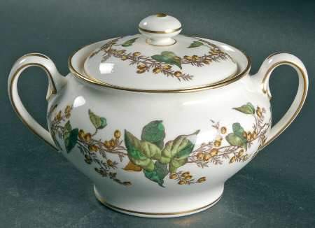 Lothian (Wreath Backstamp) Sugar Bowl & Lid