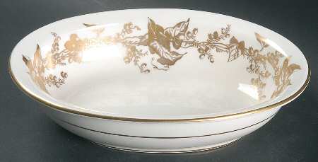 Lothian Gold 9" Oval Vegetable Bowl