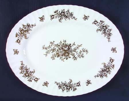 Marlow Gold 15" Oval Serving Platter