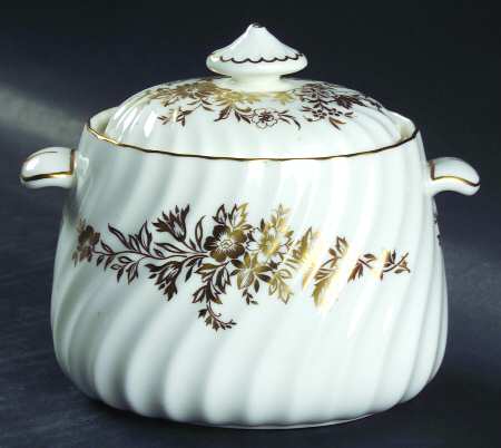 Marlow Gold Sugar Bowl & Lid