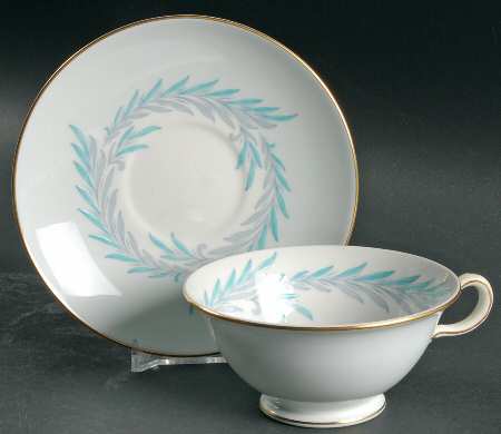Malta Blue Footed Cup & Saucer Set