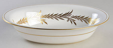 Malta Gold (H4901) 10" Oval Vegetable Bowl