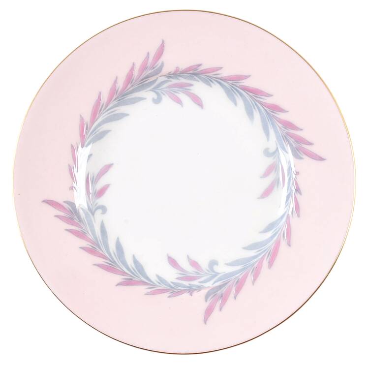 Malta Pink Bread & Butter Plate