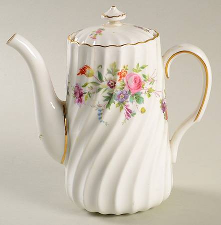 Marlow (Older, Globe Backstamp) Individual Coffee Pot & Lid