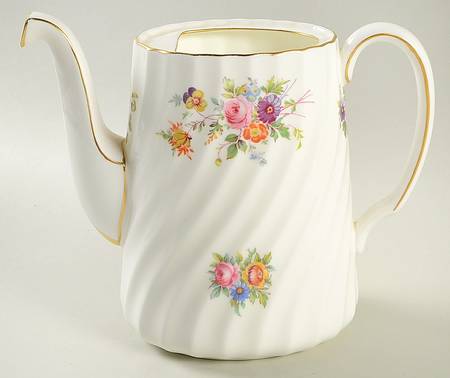 Marlow (Older, Globe Backstamp) Small Coffee Pot No Lid