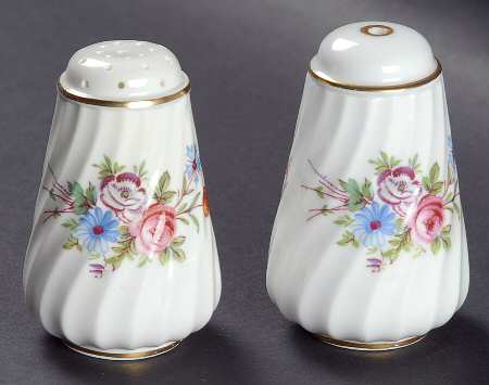 Marlow (Older, Globe Backstamp) Salt & Pepper Set