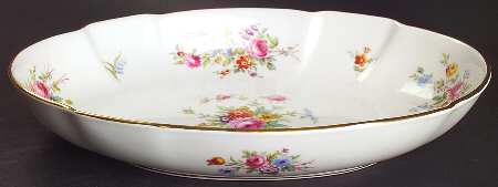 Marlow (Older, Globe Backstamp) 10" Oval Vegetable Bowl