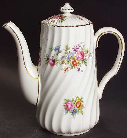 Marlow (Older, Globe Backstamp) Mini Coffee Pot & Lid