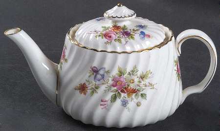 Marlow (Older, Globe Backstamp) Individual Teapot & Lid