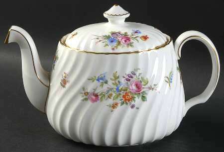 Marlow (Older, Globe Backstamp) Small Teapot & Lid