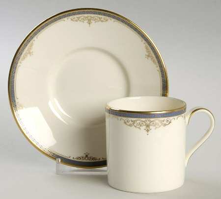 Marlborough Flat Demitasse Cup & Saucer Set