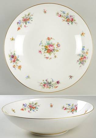 Marlow (Newer, Wreath Backstamp) 11" Round Vegetable Bowl