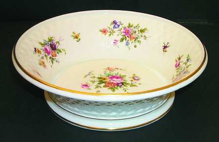 Marlow (Newer, Wreath Backstamp) Basket Bowl