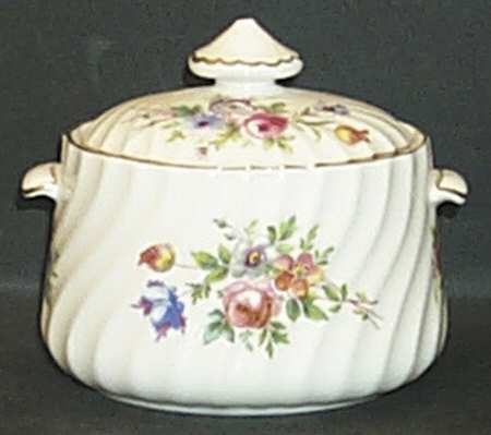 Marlow (Newer, Wreath Backstamp) Sugar Bowl & Lid