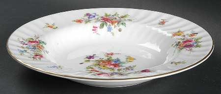 Marlow (Newer, Wreath Backstamp) Large Rim Soup Bowl