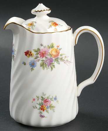 Marlow (Newer, Wreath Backstamp) Hot Water Jug & Lid