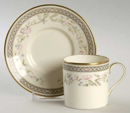 Marquesa Flat Demitasse Cup & Saucer Set