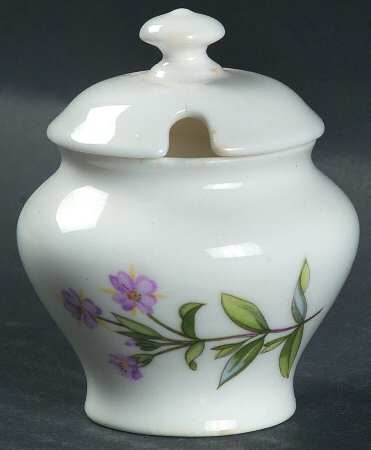 Meadow Scalloped Mustard Jar & Lid
