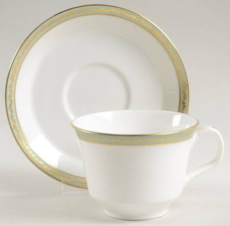 Milford Flat Cup & Saucer Set