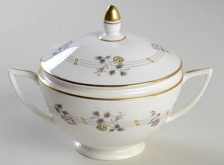 Minstrel Sugar Bowl & Lid