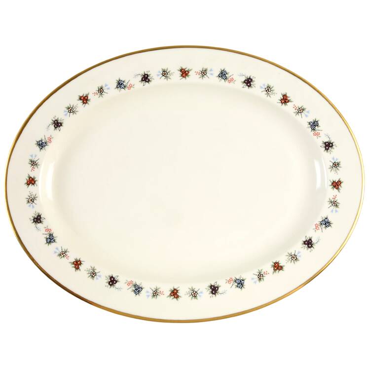 Mirabeau 16" Oval Serving Platter by Minton