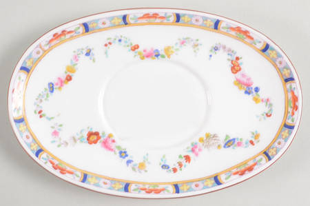 Minton Rose (Older, Smooth) Individual Gravy Boat Underplate