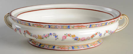 Minton Rose (Older, Smooth) Round Vegetable No Lid