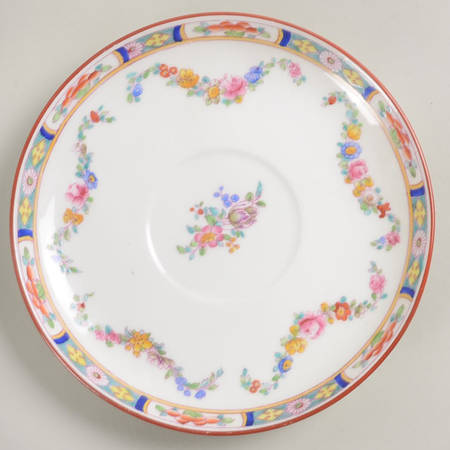 Minton Rose (Older, Smooth) Saucer for Oversized Cup