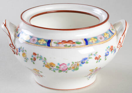 Minton Rose (Older, Smooth) Sugar Bowl No Lid