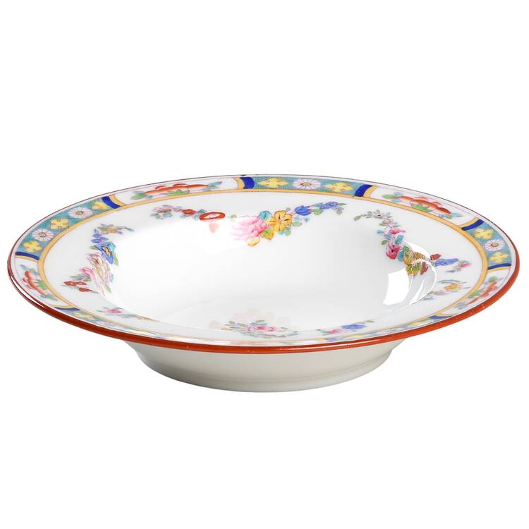 Minton Rose (Older, Smooth) Rim Fruit/Dessert (Sauce) Bowl