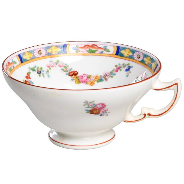Minton Rose (Older, Smooth) Footed Cup