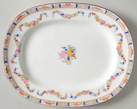 Minton Rose (Older, Smooth) 10" Rectangular Serving Platter