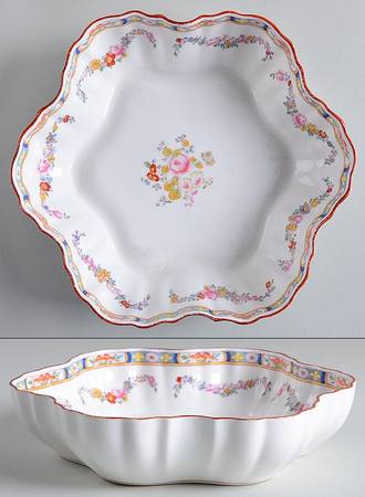 Minton Rose (Older, Smooth) Large Melon Bowl
