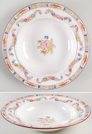 Minton Rose (Older, Smooth) Muffin Dish No Lid
